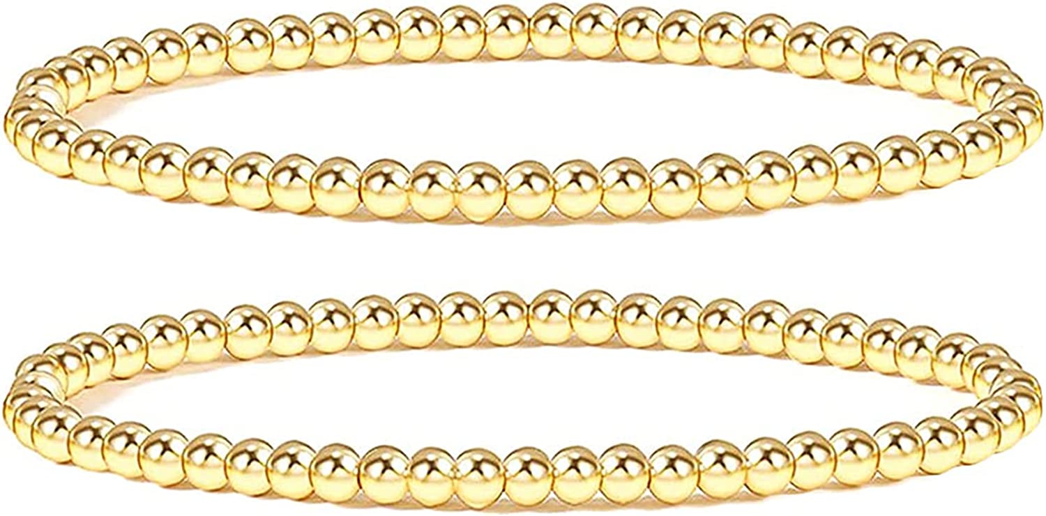 230816064308321_1 Reoxvo Gold Beaded Chain Bracelets Set for Women 14K Real Gold Plated Dainty Thin Gold Chain Link Bracelet Stack Adjustable Gold Bracelets Jewelry for Women Trendy - Image 1